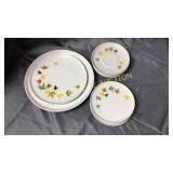 Group of Franciscan Indian summer dishes 10pcs