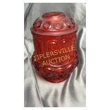 Red Moon and star fairy lamp 6.5in