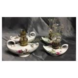 4 mini oil lamps