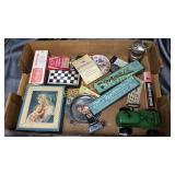 Box of vintage Knick knacks-