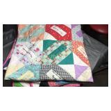 Hand made signature quilt- a few places need