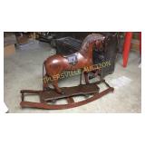 Carved rocking horse from okalona ms 35"h