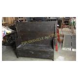 Farmhouse flip top farm table/bench with storage