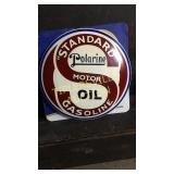 24in polarine modern button sign