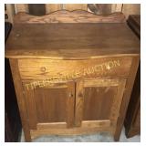 Oak washstand nice clean and restored