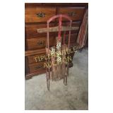 Sled with Monroe stickers