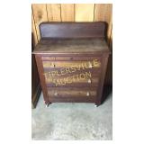 Eastlake walnut 3 drawer washstand