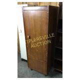 Small walnut wardrobe 58x20in rough finish