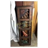 Southwest metal art wall hanger 40in