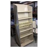 Vintage metal grocery rack