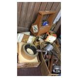 3 boxes misc tools, hammers,sand paper and