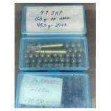 152 rnds 7.7 Jap Reloads in Cartrige Boxes
