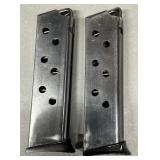 2 Llama .380 cal 7 rnd Pistol Magazines