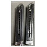 2 Ruger .22 LR 10 rnd Pistol Magazines