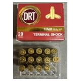 14 rnds DRT 10mm Auto HP Ammo