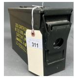 125 rnds Military .308 Ammo & Metal Ammo Can