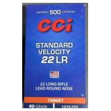 500 rnd Brick CCI .22LR Target Ammo