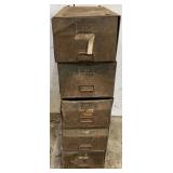 5 - Steel Bins Full Scrap Metal & More