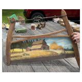 Hand Painted Buck Saw