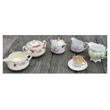 Lefton Homer Laughlin Creamer & Sugar