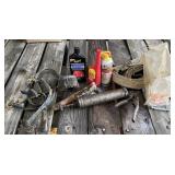 Ratchet Strap, Chemicals, Grease Gun