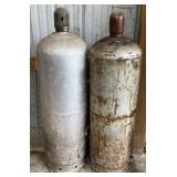 2 - 100 lb Propane Cylinders