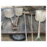 Brooms and Scoop Shovels