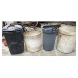 Poly Barrels and Trash Cans