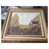 Framed Oil Painting