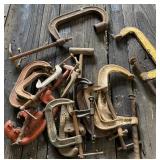 Large Lot of C-Clamps