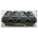 4 - Plastic Ammo Boxes