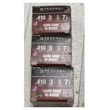 3 Full Boxes Federal .410