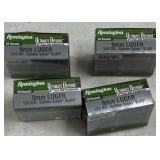 4 Boxes Remington Premium 9mm Ammo