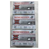 3 Boxes Winchester 12GA 2 Shot 3"