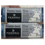 2 Boxes Federal 12GA Slugs