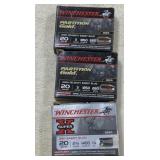 3 Boxes Winchester 20GA Slugs