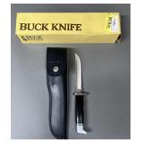 Buck 105X Knife & Leather Sheath