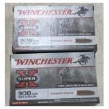 2 Boxes Winchester .308 Ammo