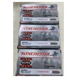 60 rnds Winchester .270 Ammo