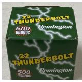 500 rnds Remington .22 Thunderbolt
