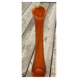 16" Amber Vase