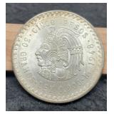 1948 Mexico Silver Pesos 90%/30 Grams