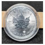 2016 1 Troy Oz. Silver $5 Canada Maple Leaf