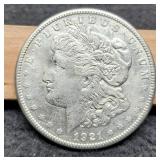 1921-S Morgan Dollar AU