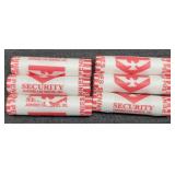(6) Rolls 2009 BU L. Cents "Log Cabin"