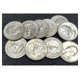 (10) Silver W. Quarters