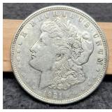 1921-D Morgan Dollar XF