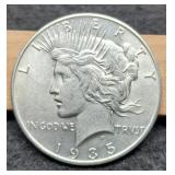 1935 Peace Dollar BU