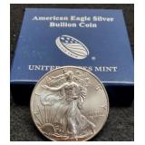 2015 Silver Eagle w/ Mint Case
