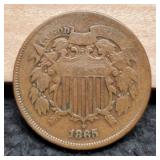 1865 Two Cent